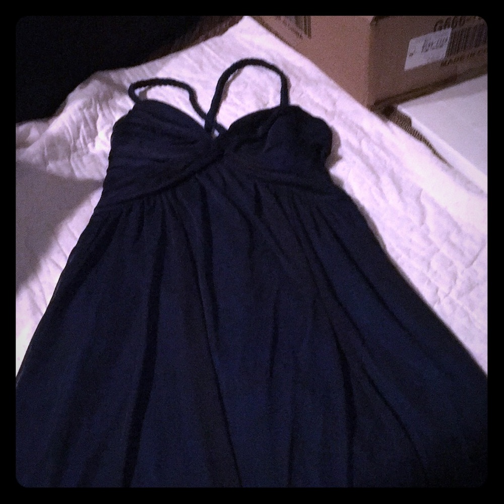 Dark blue dress